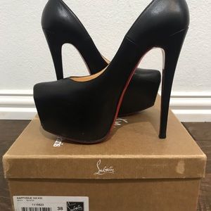 Christian louboutin black Daffodile size 38